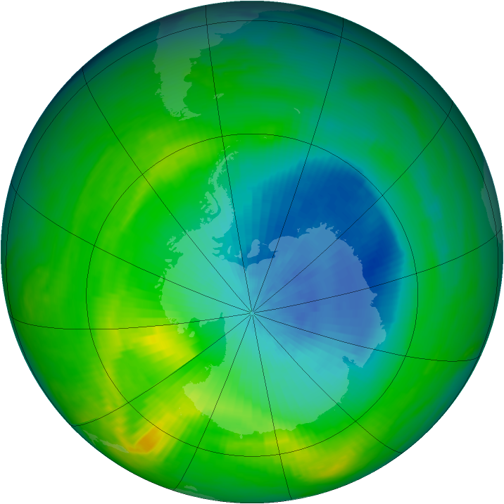 Ozone Map 1982-10-23